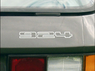 924 - Stemma Adesivo Argento Porsche 924 1976-85 - 477853625C