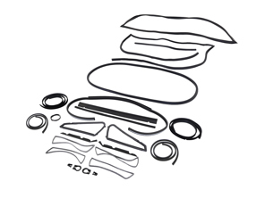 Restoration Rubber Seals Kit. Porsche 911 Targa Standard Body - 91153163100, 91153163200, 90150339422, 99991108440, 90150549720, 91163197001, 91163197101, 91163197000, 91163197100, 90150509120, 90253109340, 91151212900, 91154290500, 91154122504, 90151190106, 91154213540, 91154213640
