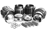 大口径双缸和 JE 锻造活塞套件“低压缩”83.5 毫米。保时捷 356C / 912 - 0081183CJE, 008 11 83C JE