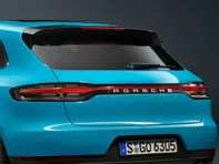 后尾门改装套件，适用于 Macan MKI - 标准灯银色 PORSCHE 铭文 - 95B827041BYGRV, 95B04490500