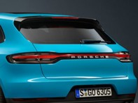 Kit di conversione portellone posteriore per Macan MKI - luci standard, scritta PORSCHE color argento - 95B827041BYGRV, 95B04490500
