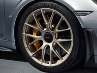 20/21 英寸 911 GT2 RS 镁合金轻质车轮 白金金属 原装保时捷 - 99136216383OH9, 99136216884OH9