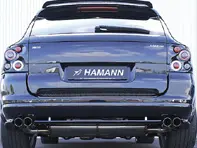 Rear Apron End Panel with Integrated diffuser. Hamann for Cayenne