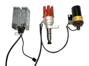 Ignition kit for CIS injection with 3 pin Gen 6 CDI module. Porsche 911 2.7 / 2.7S - 91160270700, 91160270700/1, 90160250200/3, 911602021/2, 90160250200, 911MF126 - SC010, 911CF126, 911906