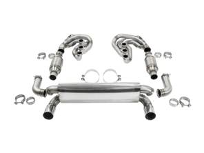 CARGRAPHIC GT Sport Exhaust System Backdate 740mm, With ID45 GT Manifold Set, Without Heating. Porsche 964 Carrera 2/4/RS - 96411104504, 96411104605, 96411104502, 96421103905, 96421103932, 96421104004