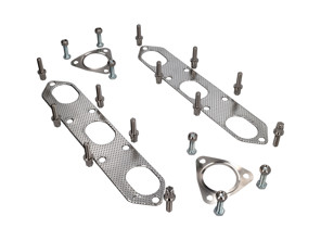 Exhaust manifold gasket, nut and bolt kit. Porsche 986 Boxster