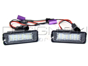 Luce targa con LED per Porsche - 99763162001, 99763162002, 99763162003, 99763162002LED, 99763162003LED