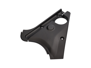 Corner Trim Piece - Black - for Engine Bay. Porsche Panamera 970 2010-16 - 970504533001E0, 970504534001E0