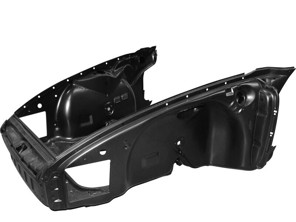 Body Front section, F model LWB. Porsche 911 69-73 - 1680501400, 591020, 91150100523, 91150100524 - DAN50100523, DAN50100524, 1680501400