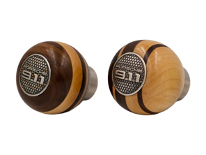 Mahogany and maple wood gearshift knob. Porsche 911 / 930 turbo - 91442401800/2, 90142401400, 91442401800, 91142407101, 93042406901, 91142401906, 95042407900