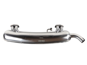 Uitlaatdemper / demper achterbak. Porsche 912E 1976 - 92311101304, 1620613100, 92.410S - 1620613100
