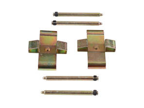 Brake pad retaining springs and pins kit. Porsche 911 >>1973 / 914-6 - 90135191614, 90135191619, 90135199101, 90135195510 - BP PS8844-K, 1664000410