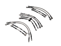 Goodridge stainless steel brake hoses. Porsche 944 / 924S - 477611071B, 944611071F