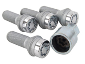 锁定车轮螺栓套件适用于保时捷 991 / 997 / 996 / Boxster / Cayman / Macan - 28044