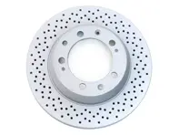 Brake disc rotor, Rear. Standard Coat Z. Porsche 993 (OE Part No 99335204102) - 460.1522.20, 99335204102 - 460.1522.20