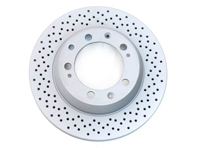 Brake disc rotor, Rear. Standard Coat Z. Porsche 993 (OE Part No 99335204102) - 460.1522.20, 99335204102