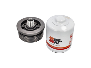 Spin off oil filter adapter with K&N oil filter for MY97-08 engines - 3609402061 - HP-1007