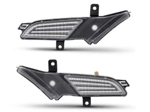 Side repeaters sequential LED with clear lens. Porsche Cayenne 957 - 95563103500, 95563103600, 95563103501, 95563103601, 958949101, 958949102