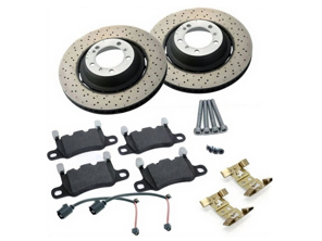 Bremsscheibe 380x30mm inkl. Bremsbeläge & Sensoren Porsche 992.1 Carrera GTS / Turbo - 992615601H, 992615602H, 992698451D, 971698995B, 99135295100, 971698995A - PRL49217, PRR49218