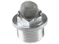 Gland nut Union and strainer for brake fluid tank. Porsche 356 - 477611361, 35642412 - 1661200200