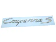 CAYENNE S - Emblema trasero cromado para Porsche 958 Cayenne MKIII - 95855967600, 958559676000C1