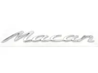 MACAN - Emblema trasero cromado para Porsche 95B Macan - 95B853675F