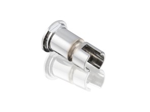 Front 1/4 window chrome pivot bearing. Porsche 356 / 911 - 64454255801, 64454255800