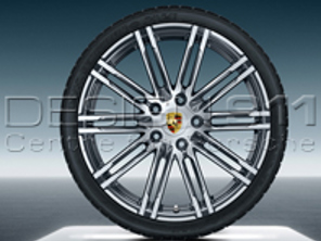 20' 991.2 Turbo '911 Turbo' Jantes en alliage et pneus d'hiver Porsche d'origine - 99104460152