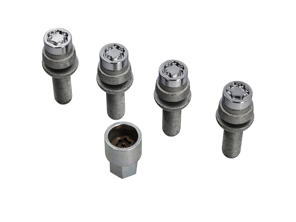 Abschließbarer Radschraubensatz für Porsche Cayenne und Panamera - 28044