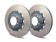 Brake disc / rotor slotted 2-pc rear Porsche 993 turbo - 99335204500, 99335204600