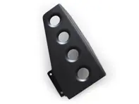 Aluminium drivers side foot rest. Porsche 911 coupe