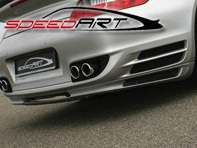 Achter diffusor onder SpeedArt BTR-II. Porsche 997Turbo