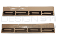 928 S - 贴纸徽章。保时捷 928S - 92850533504, 92850533205