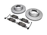 REAR Brake Pads and Brake Disc Package. Porsche Panamera 3.0L Diesel / 4S - 971615601P, 971615602P