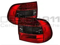 Indicator Units Rear RED / SMOKED with LED Bulbs. Porsche Cayenne 955 - 95563100030