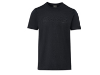 Camiseta Porsche Turbo para hombre, negra