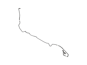 Conduite de frein avant. Porsche 9J1.1 Taycan MKI 2020>2024 - 9J1614721E, 9J1614721B, 9J1614721C