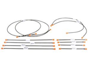 刹车管路套件。保时捷 914 69-76 - EQ698014, 1661501310