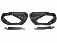 后保险杠出风口嵌件，碳纤维。保时捷 991.1 Turbo - 991505665001E0, 991505863001E0, 991505666001E0, 991505864001E0