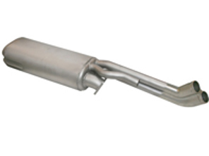 Exhaust Muffler / Silencer Rear box. Porsche 930 Turbo 1978-82 - 1620608200, 92204S, 92.204S, 93011103704, 93011103700, 93011103712 - 92.204S, 1620608200