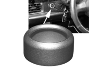 Decor ring for headlight switch, alu. Porsche 993 - 1689802100, 99361353100, 9936130550001C - EQ850102, 1689802100