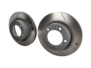 前部带槽运动制动盘转子。保时捷 Boxster 986 - 98635140105, 909316C