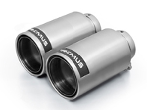 Exhaust tail pipe set Porsche 987 Gen 1 Boxster and Cayman 2006-2009 - 002698CR, 6861061500, 0026 98CR