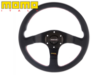 Steering wheel tuner, 350mm - black / black leather - Momo - M11110332211R, M11110335211R