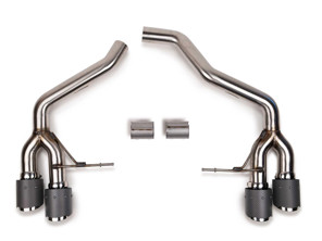 Fabspeed Rear Slip-on Sport Exhaust, Non-Resonated (Louder). Porsche Macan S / GTS V6 (2019 - 2022+) - 95B253611PY, 95B253612JY, FS.POR.19MCNV6.MBP, FS.POR.19MCNV6.MBPP, FS.POR.19MCNV6.MBB, FS.POR.19MCNV6.MBCF - FS.POR.19MCNV6.MBP, FS.POR.19MCNV6.MBPP, FS.POR.19MCNV6.MBB, FS.POR.19MCNV6.MBCF