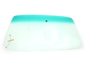 Voorruit groen met groene toptint, met antenne. Porsche964 - 96454101110