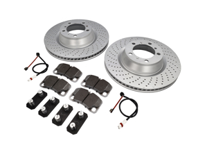 Pack Disques de Frein avec Plaquettes de Frein Sport BREMBO Porsche 996 1997-04 - 07B31515, 99735240502ABS, 99735240502, 99735240602ABS, 99735240602, 99735208602, 99761275402