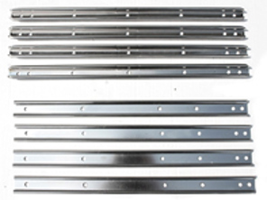 Upper and lower seat rail set. Porsche 356C / 911 912 1965-1973 - 64452130106SET, 64452130106, 644-521-301-06-SET