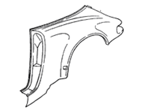 Rear 1/4 Panel Targa Porsche 964 - 96450306241GRV, 96450306141GRV, 96450306240, 96450306241, 96450306140, 96450306141