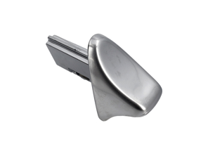 Actuator Button, Lever For Folding Backrest, Galvano Silver. Porsche 987 / 997.1 / 997.2 2005-13 - 99752162302V05, 99752162402V05, 99752162301V05, 99752162401V05